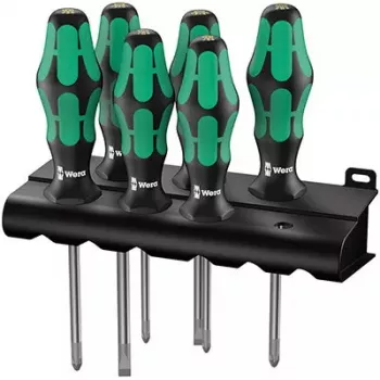 Kruvikeerajate komplekt Wera 335/350/355/6 Kraftform Plus