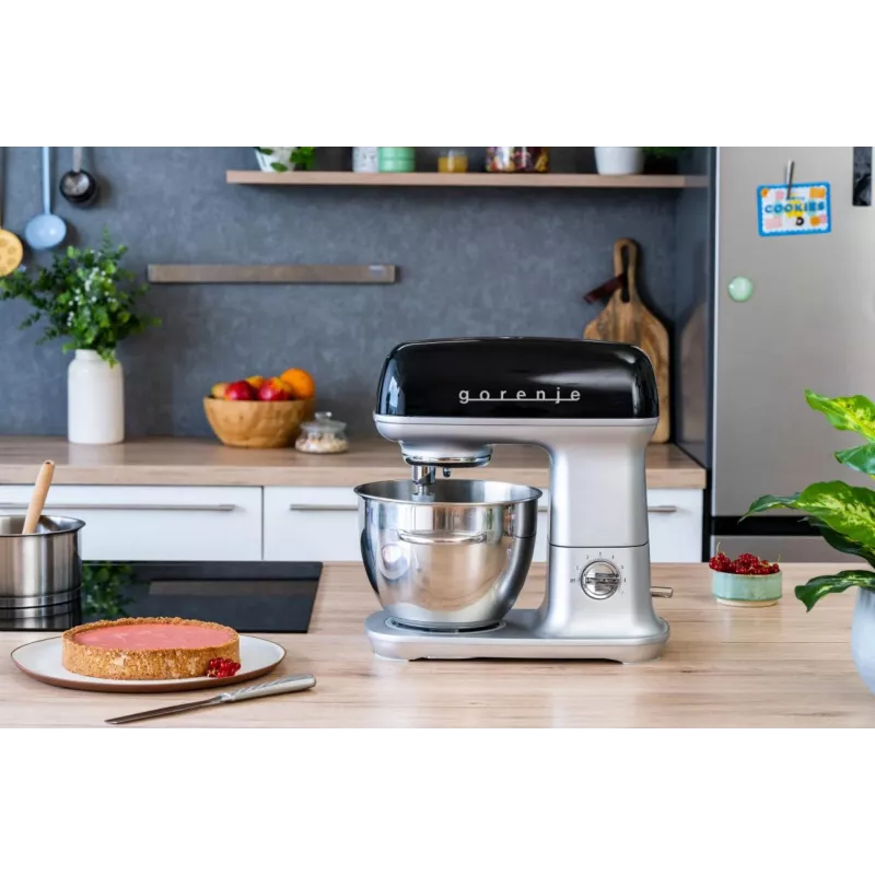 Gorenje MMC1000RLBK köögikombain 1000 W 4,5 L Must, Metallik