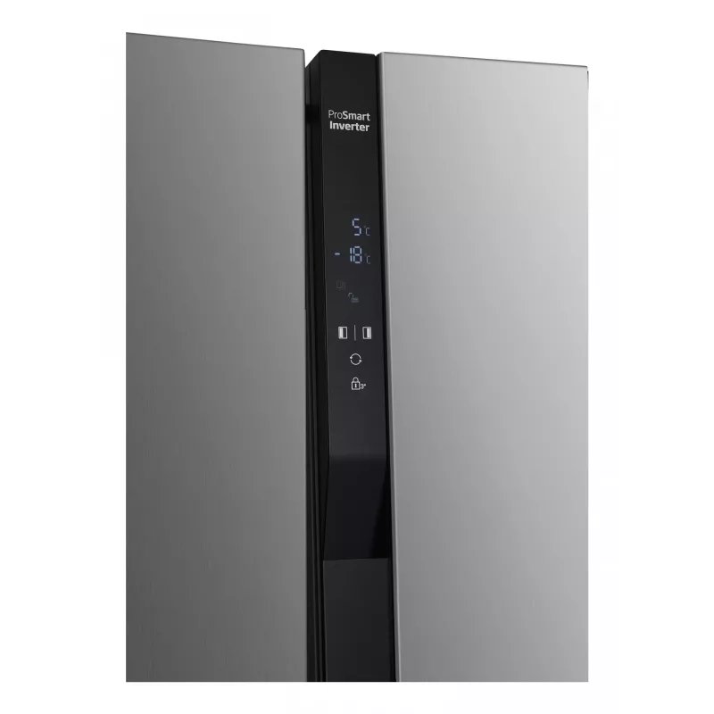 Beko GNO5322XPN külmik-sügavkülmik kõrvuti paigutatav vabaltseisev 532 L roostevaba teras