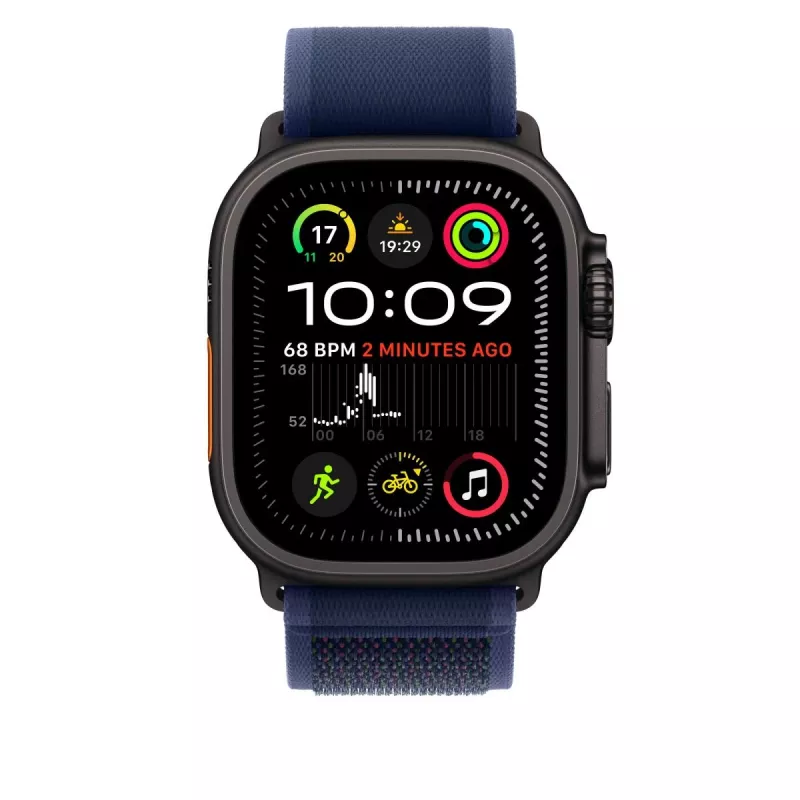 APPLE 49 mm sinine Trail Loop - S/M - musta titaanviimistlusega