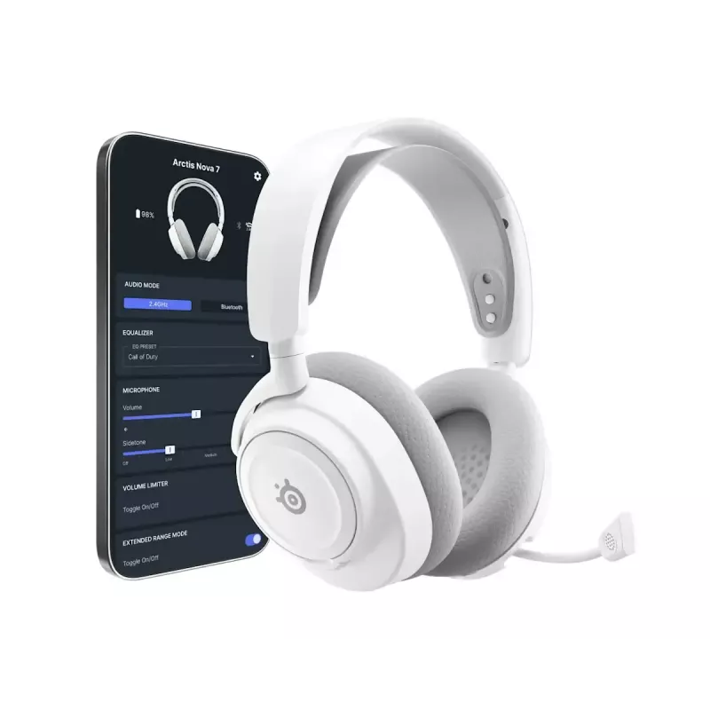 Headset Steelseries Arctis Nova 7 Wireless Gen 2 Gaming Bluetooth Valge