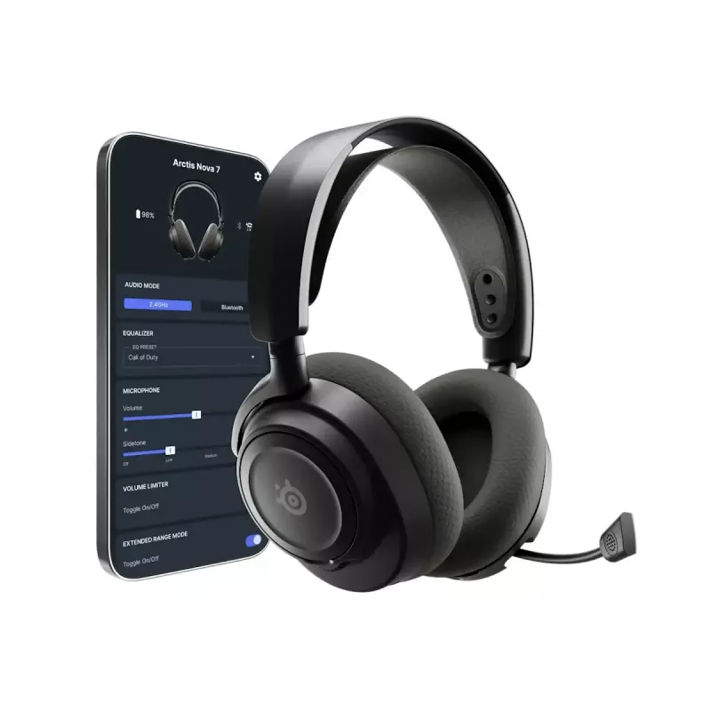 Headset Steelseries Arctis Nova 7 Wireless Gen 2 Gaming Bluetooth Must