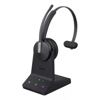 Yealink WH64 Mono UC Peakomplekt, juhtmevaba, 20–20000 Hz, kontor/kõnekeskus, 92 g, peakomplekt, must
