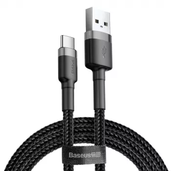 BASEUS Cafule andmekaabel - USB Type-A - USB-C - 2 m - must