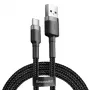 BASEUS Cafule andmekaabel - USB Type-A - USB-C - 2 m - must