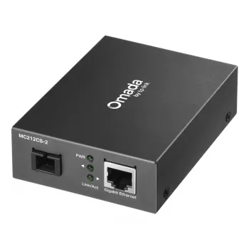 TP-Link Omada MC212CS-20 võrgumeediumimuundur 1000 Mbit/s 1550 nm ühemoodiline must