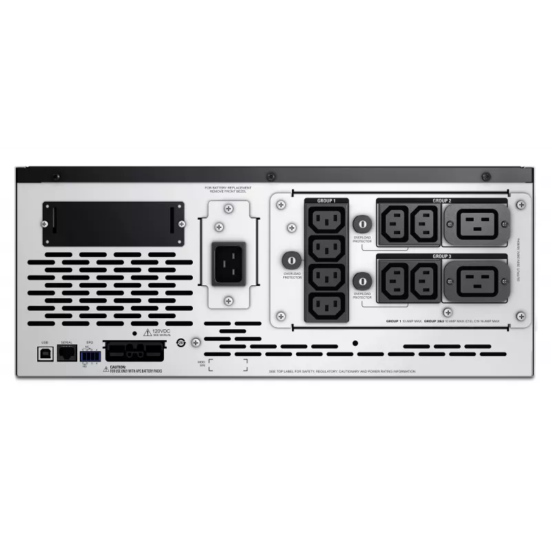 APC Smart-UPS X SMX2200HV - 2200VA, 8x C13 + 2x C19 väljund, USB, laiendatav tööaeg, lühike sügavus