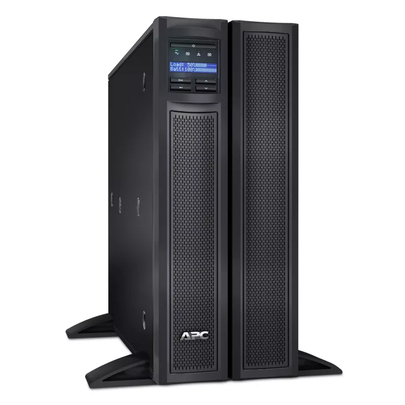 APC Smart-UPS X SMX2200HV - 2200VA, 8x C13 + 2x C19 väljund, USB, laiendatav tööaeg, lühike sügavus
