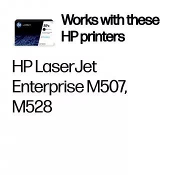 HP 89X suure mahutavusega must originaal LaserJet toonerikassett, 10000 lehekülge, must, 1 tk