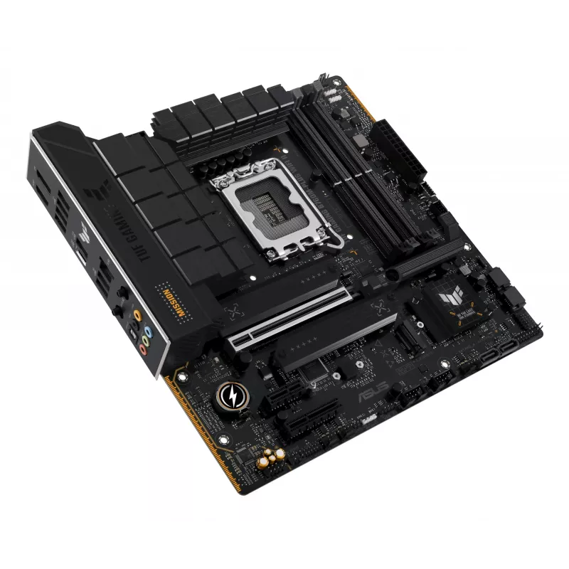 Emaplaat ASUS TUF GAMING B760M-PLUS WIFI II — Intel B760, LGA 1700, micro ATX, DDR5, 4 DIMM, Wi‑Fi 6E, 2.5 Gb LAN