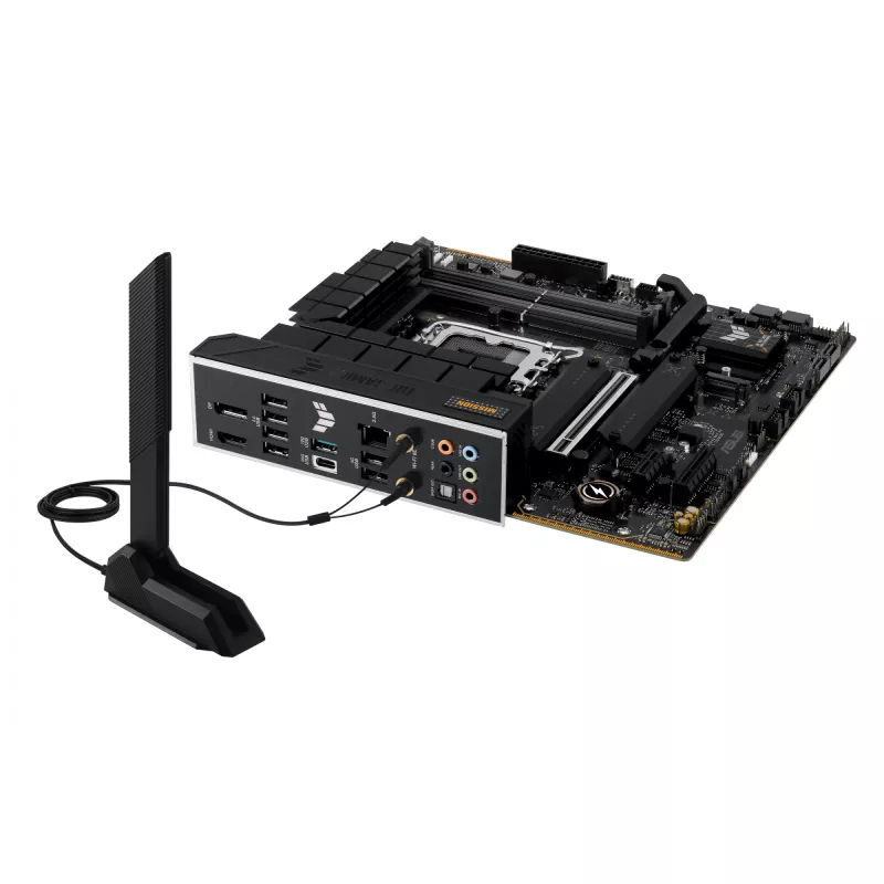 Emaplaat ASUS TUF GAMING B760M-PLUS WIFI II — Intel B760, LGA 1700, micro ATX, DDR5, 4 DIMM, Wi‑Fi 6E, 2.5 Gb LAN