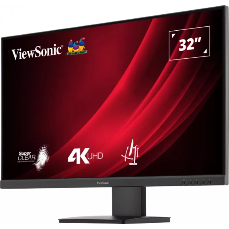 Viewsonic VG3208-4K arvutimonitor 81,3 cm (32 tolli) 3840 x 2160 pikslit 4K Ultra HD LED must