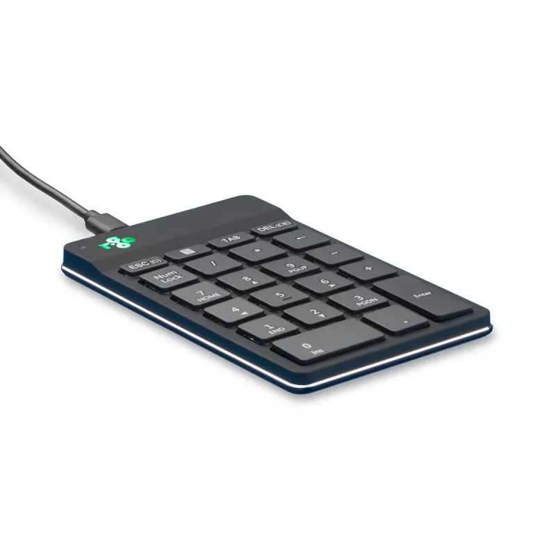 R-Go Tools Numpad Break numbriklaviatuur, ergonoomiline numbriklahvistik koos pausitarkvaraga, juhtmega, must