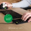 R-Go Tools Numpad Break numbriklaviatuur, ergonoomiline numbriklahvistik koos pausitarkvaraga, juhtmega, must