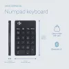 R-Go Tools Numeric keypad R-Go Numpad Break, ergonoomiline numbriklaviatuur koos puhkuse tarkvaraga, bluetooth, must