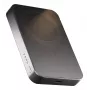 ZENS Powerbank õhuke Qi2 Al 10000mAh Must