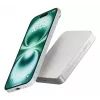 ZENS Powerbank õhuke Qi2 Al 10000mah Valge