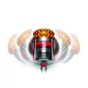 Silindertolmuimeja Dyson Cinetic Big Ball Multi Floor 2 — 700 W, 0,8 l, 150 AW imemisvõimsus, kotita, 9,64 m tööraadius