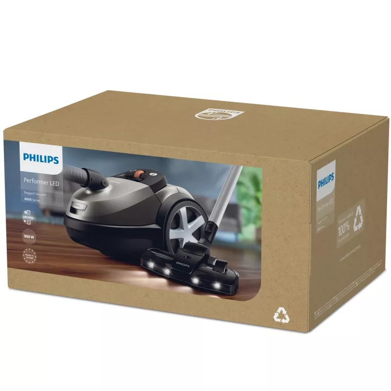 Philips 8000 seeria XD8152/12 tolmuimeja 4 L silindertolmuimeja Kuiv 900 W Tolmukott