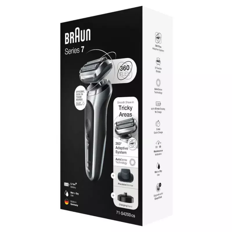 Fooliumpardel Braun Series 7 71-S4200cs Must AutoSense Aku