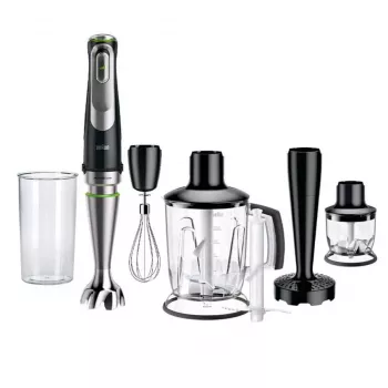 Braun MultiQuick 9 MQ9147X 0.6 L sukelmikser 1200 W Must, roostevaba teras
