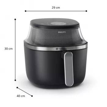 Philips 3000 seeria NA322/00 fritüür Üksik 4,2 L Eraldiseisev 1400 W kuumaõhufritüür Vask, Must