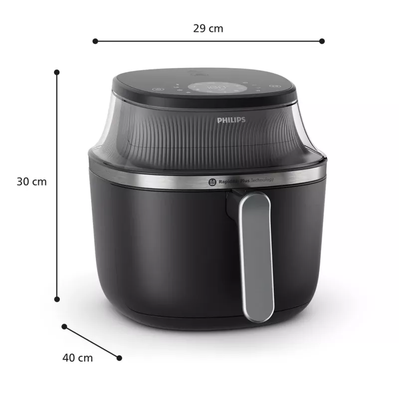Philips 3000 seeria NA322/00 fritüür Üksik 4,2 L Eraldiseisev 1400 W kuumaõhufritüür Vask, Must