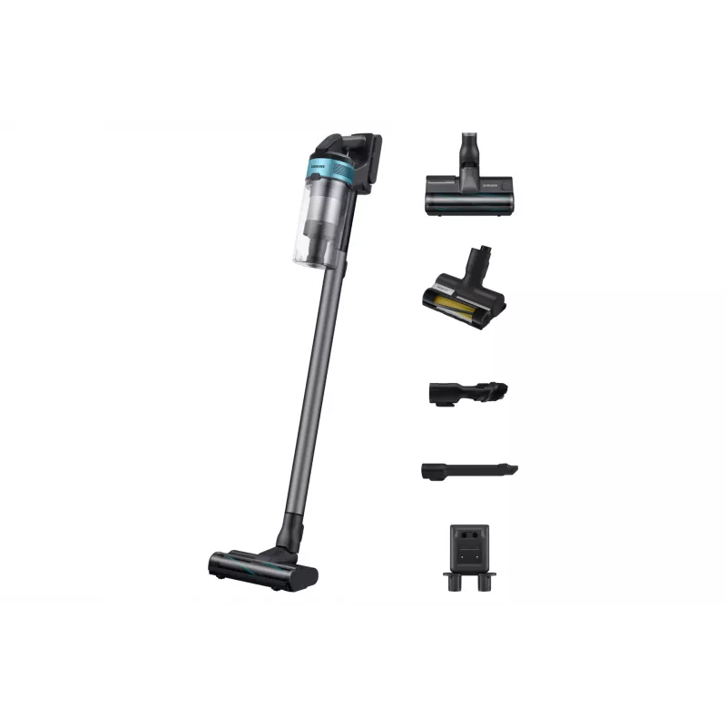 Samsung VS20B75AGR1/GE tolmuimeja / elektrihari 2-in-1 tolmuimeja Aku Kuiv Kotita 0,8 l 550 W Must, kroom, piparmündiroheline, sinakasroheline