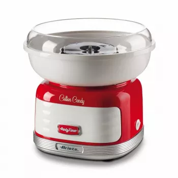 Ariete suhkruvati masin, 450 W, punane, punane, kõvad kommid, granuleeritud suhkur, 500 W, 280 mm, 280 mm, 265 mm