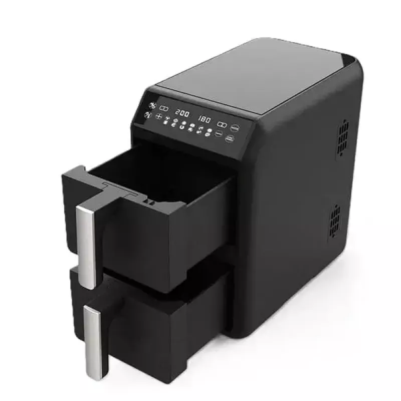 Elektriline õhufritüür Maestro MR-761, 10 l mahuga, 2400 W, 12 programmi, 80–200 °C, kahekordne konstruktsioon, must