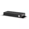 Lindy 7-pordine USB 2.0 metalljaotur, USB 2.0 Type-B, USB 2.0, 480 Mbit/s, must, metall, 1,8 m