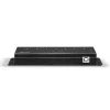 Lindy 7-pordine USB 2.0 metalljaotur, USB 2.0 Type-B, USB 2.0, 480 Mbit/s, must, metall, 1,8 m