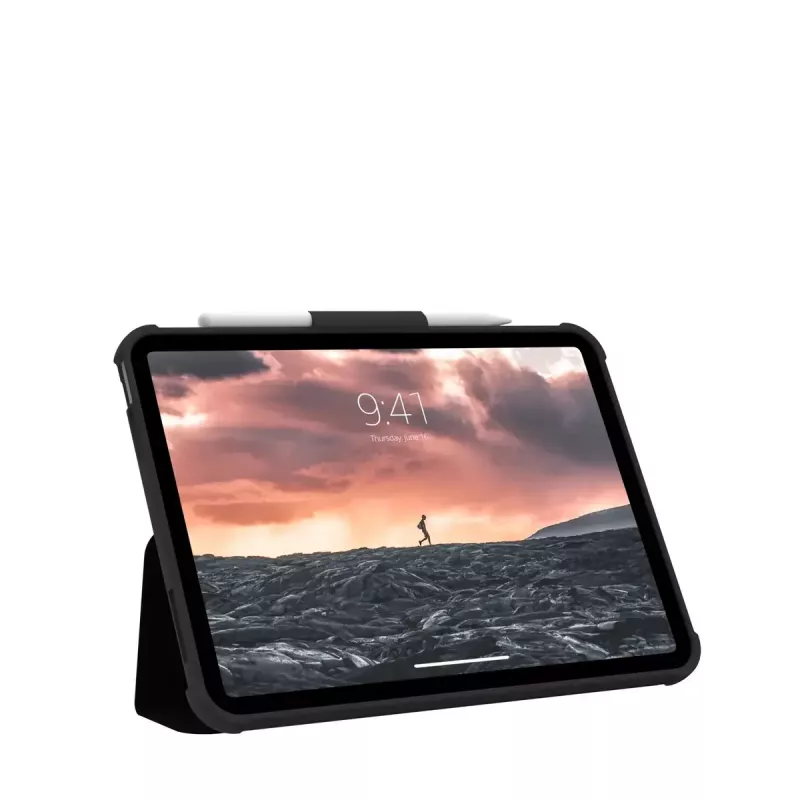 Folio Case Urban Armor Gear Plyo 27,7 cm 10,9 tolli must poolläbipaistev