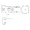 Mount Dahua Technology DH-PFB206W Universalne valge 3/4-tollise keermega