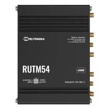 Traadita ruuter Teltonika RUTM54 Gigabit Ethernet kaheriba 5G must