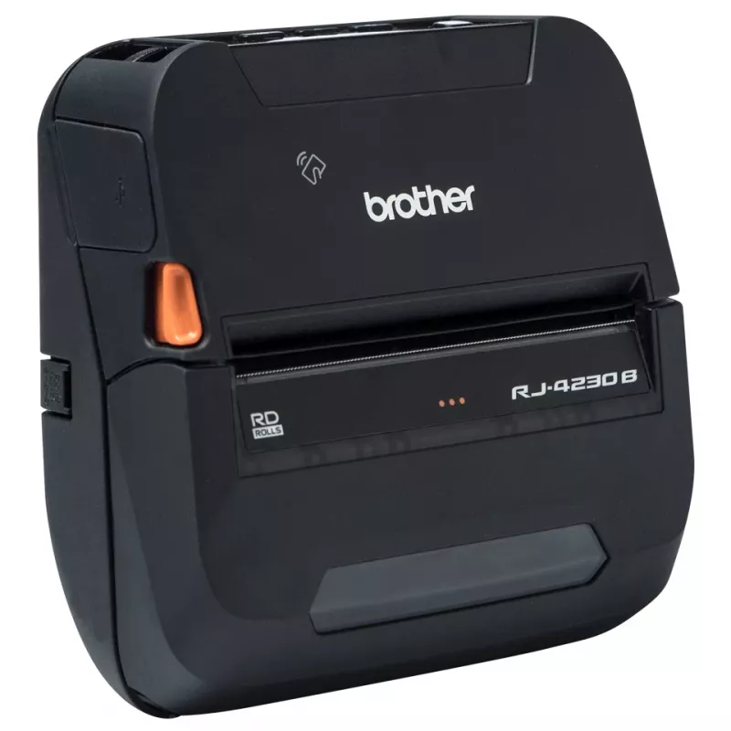 Brother RJ-4230B POS-printer 203 x 203 DPI Juhtmega ja juhtmevaba otsesoojustrükkija mobiilne printer