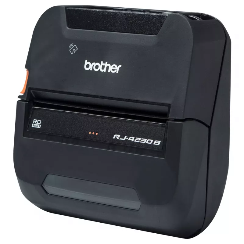 Brother RJ-4230B POS-printer 203 x 203 DPI Juhtmega ja juhtmevaba otsesoojustrükkija mobiilne printer