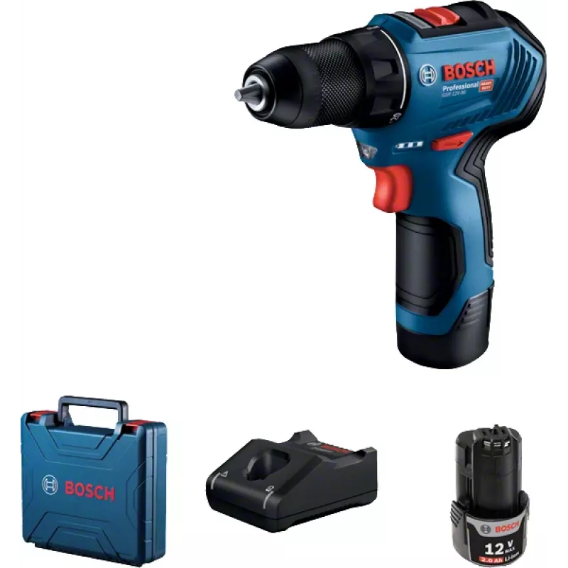 Bosch GSR 12V-30 Professional 1600 RPM sinine