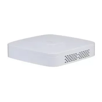 Võrgusalvesti DAHUA NVR4104-P-EI — 4-kanaliga NVR, kuni 3840×2160, SATA HDD, 1U, valge