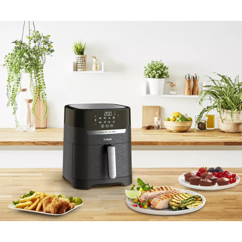 Tefal Easy Fry & Grill EY5058 Single 4.2 L Eraldiseisev 1550 W Kuumaõhufritüür Must