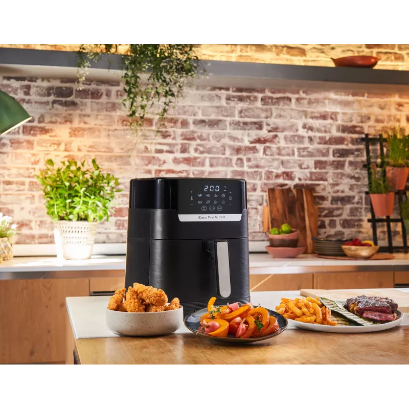 Tefal Easy Fry & Grill EY5058 Single 4.2 L Eraldiseisev 1550 W Kuumaõhufritüür Must