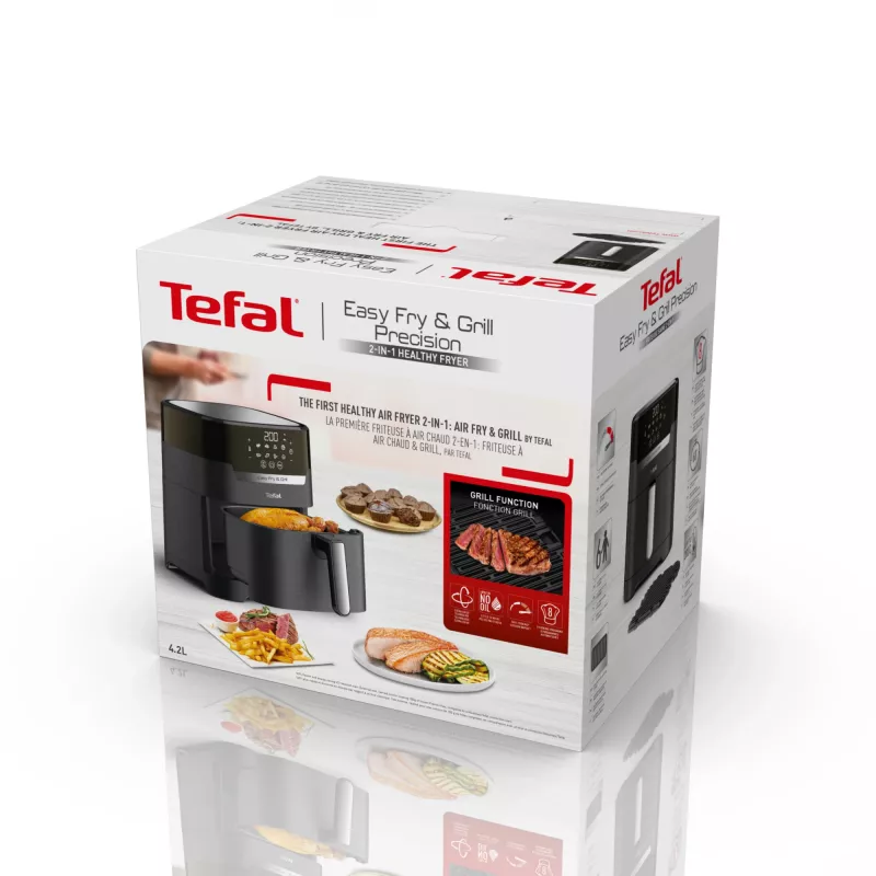 Tefal Easy Fry & Grill EY5058 Single 4.2 L Eraldiseisev 1550 W Kuumaõhufritüür Must