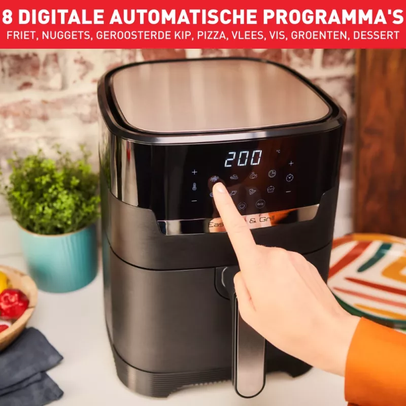 Tefal Easy Fry & Grill EY5058 Single 4.2 L Eraldiseisev 1550 W Kuumaõhufritüür Must