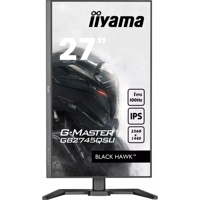 iiyama G-MASTER GB2745QSU-B2 arvutimonitor 68,6 cm (27 tolli) 2560 x 1440 pikslit Wide Quad HD LED must