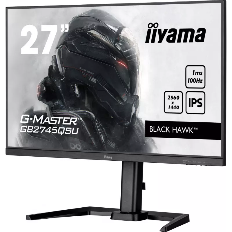 iiyama G-MASTER GB2745QSU-B2 arvutimonitor 68,6 cm (27 tolli) 2560 x 1440 pikslit Wide Quad HD LED must