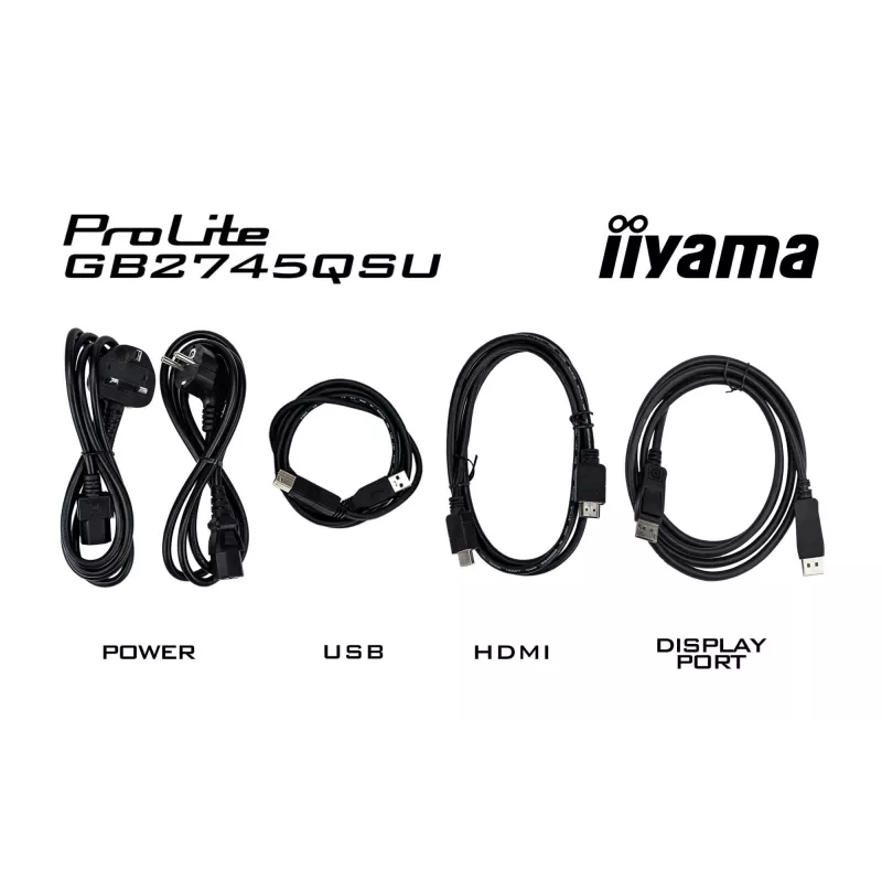 iiyama G-MASTER GB2745QSU-B2 arvutimonitor 68,6 cm (27 tolli) 2560 x 1440 pikslit Wide Quad HD LED must