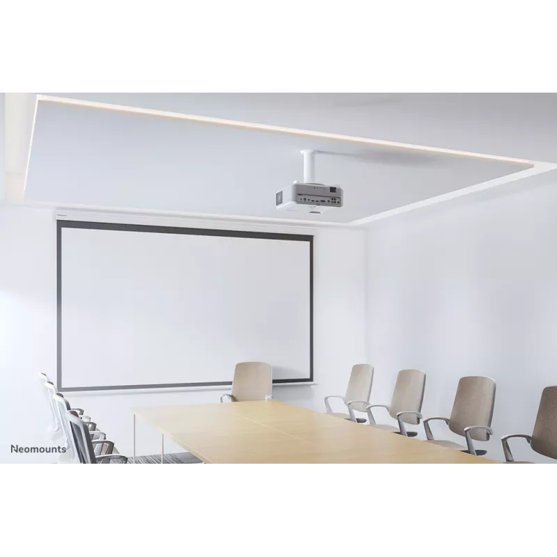 Neomounts BEAMER-C80Valge projektori laekinnitus - kõrgus 13-20 cm - täisliigutusega