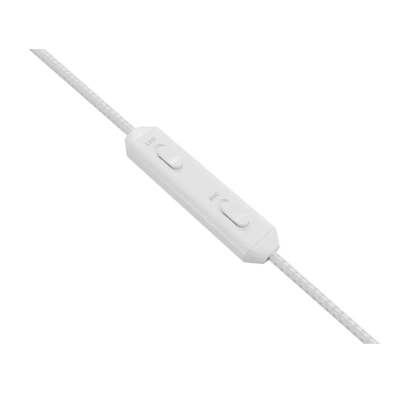 GENESIS NSG-2308 kõrvaklapid-peakomplekt Juhtmega ühendatud Peapaelaga Mängimiseks USB Tüüp-A Valge
