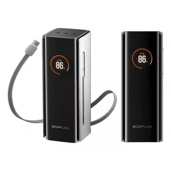 Akupank EcoFlow RAPID Pro 20000 mAh liitium 230 W, 3× USB-C, must
