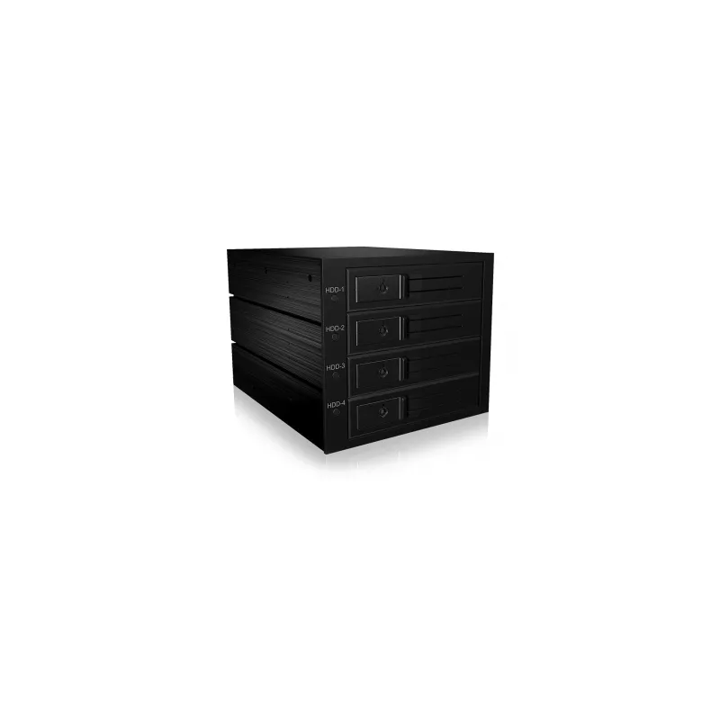 ICY BOX IB-564SAS-12G kettamassiiv Must
